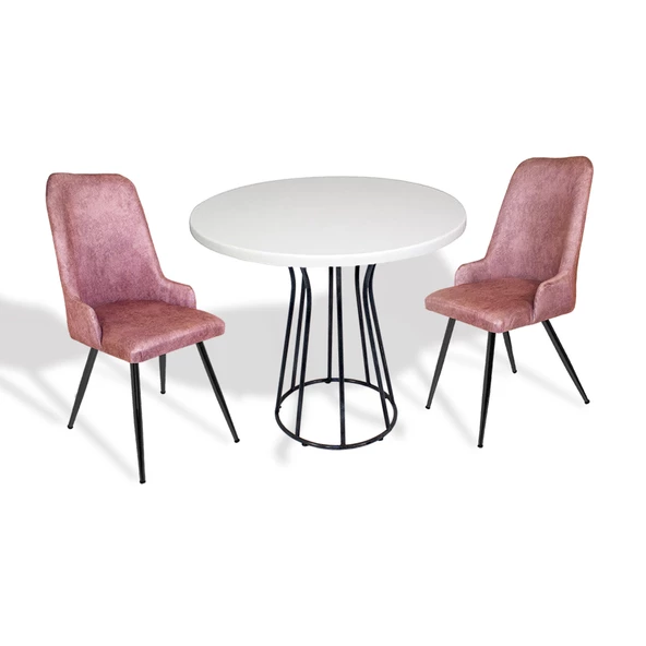 Palermo Werzalit - Çırağan Fiskos Takımı Q80 - Pembe ürün görseli