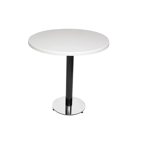 Karanfil Werzalit Yuvarlak Masa 70cm - Beyaz ürün görseli