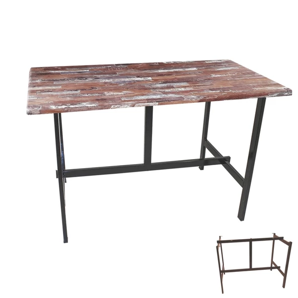 Capella Werzalit Mutfak Masası 70x120 (ESB-SIYAH) - Maracaibo ürün görseli