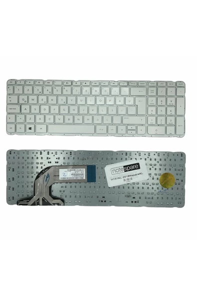 Hp ile Uyumlu 708168-141, 710248-141, 719853-141, 720597-141 Notebook Klavye Beyaz TR