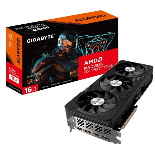 GIGABYTE Radeon RX7900GRE GAMING OC 16GB GDDR6 256Bit AMD Ekran Kartı-GV-R79GREGAMING OC-16GD - 1