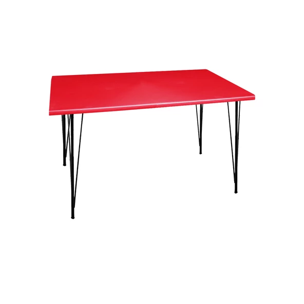 Premıum Werzalit Mutfak Masası 70x120 - Kırmızı ürün görseli