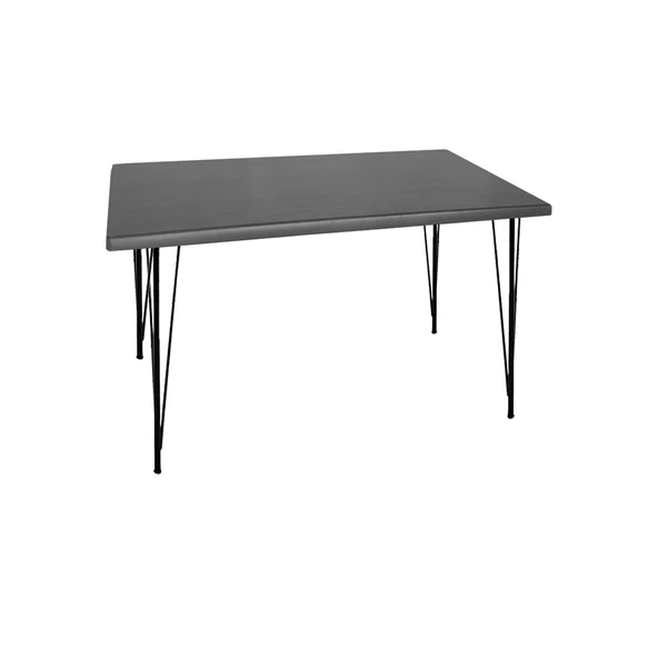 Premıum Werzalit Mutfak Masası 70x120 - Siyah ürün görseli