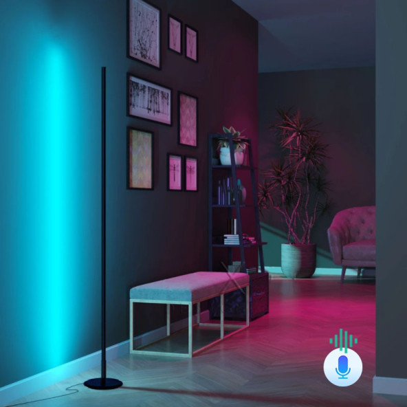 neeko Voıce Stıck -Sese ve Müziğe Duyarlı - Kumandalı -Oda Aydınlatma Sistemi Full Rgb- Çok Özellik 150 cm - 2