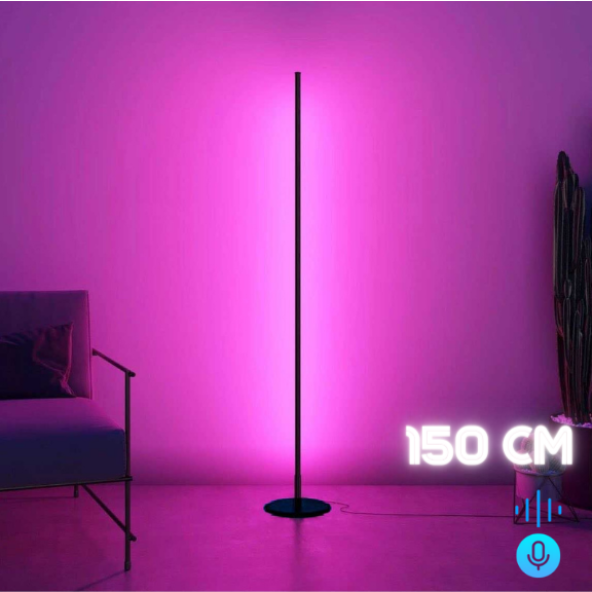 neeko Voıce Stıck -Sese ve Müziğe Duyarlı - Kumandalı -Oda Aydınlatma Sistemi Full Rgb- Çok Özellik 150 cm - 3