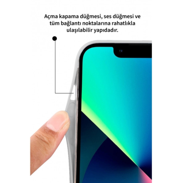 Apple İphone 13 PRO Uyumlu Puffer Silikon Kılıf Kamera Koruma Lens Korumalı Parlak Telefon Kılıfı BEYAZ - 6