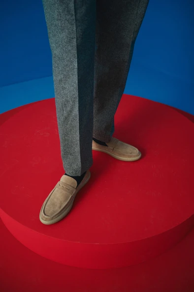 Muggo DENZEL Garantili Günlük Klasik Hakiki Deri Casual Rahat Ortopedik Bağcıksız Erkek Ayakkabı - 2