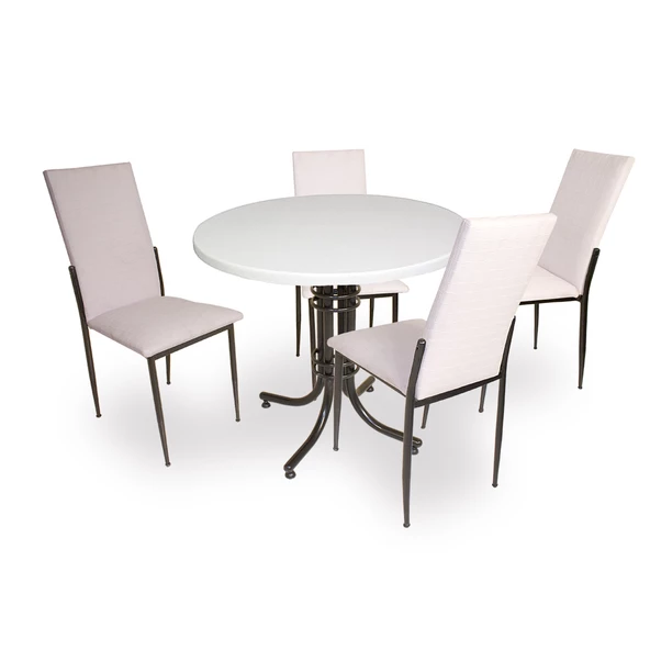 Buket Werzalit Yuvarlak ESB-Gözde Mutfak Masa Takımı - Beyaz ürün görseli