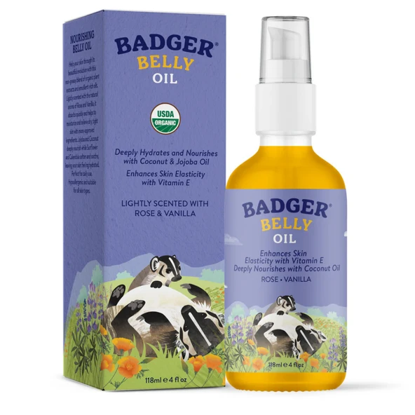 Badger Karın Bölgesi Nemlendirici Yağ / Belly Oil - 3