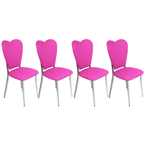 Aşk-ı Derun Sandalye (4adet) - Pembe