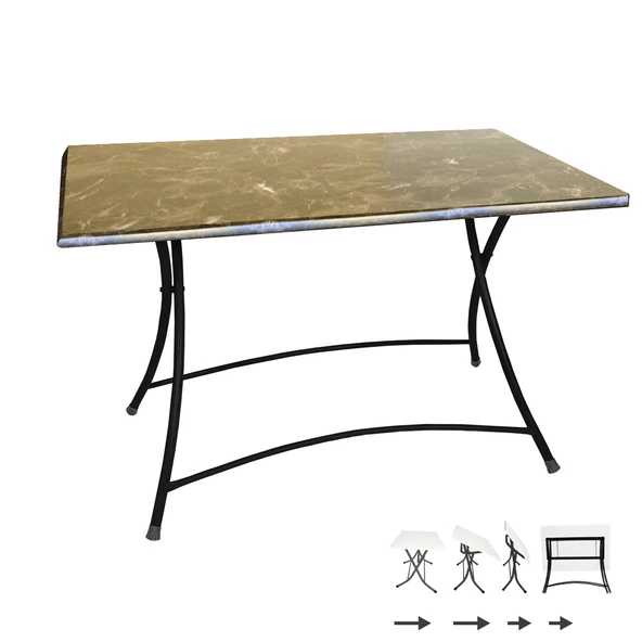 Modern Katlanır Werzalit Tabla Masa (80x120) - Karacabey Mermer ürün görseli