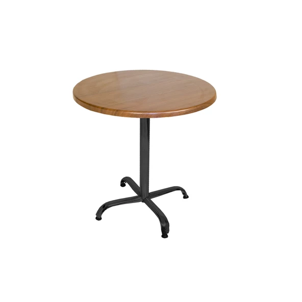 Indigo Werzalit Yuvarlak Mutfak Masası 60cm Çap (ESB Siyah) - Koyu Ahşap ürün görseli