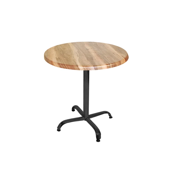 Indigo Werzalit Yuvarlak Mutfak Masası 70cm Çap (ESB Siyah) - Indiana Wood ürün görseli