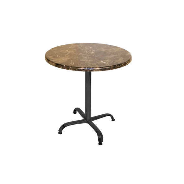 Indigo Werzalit Yuvarlak Mutfak Masası 70cm Çap (ESB Siyah) - Karacabey Mermer ürün görseli