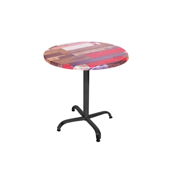 Indigo Werzalit Yuvarlak Mutfak Masası 70cm Çap (ESB Siyah) - Red Wood ürün görseli