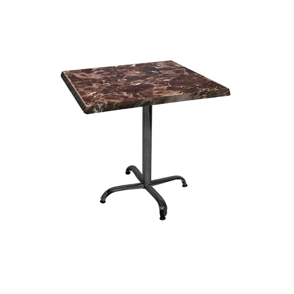 Indigo Werzalit Kare Mutfak Masası 80x80 (ESB-SİYAH) - Karacabey Mermer ürün görseli