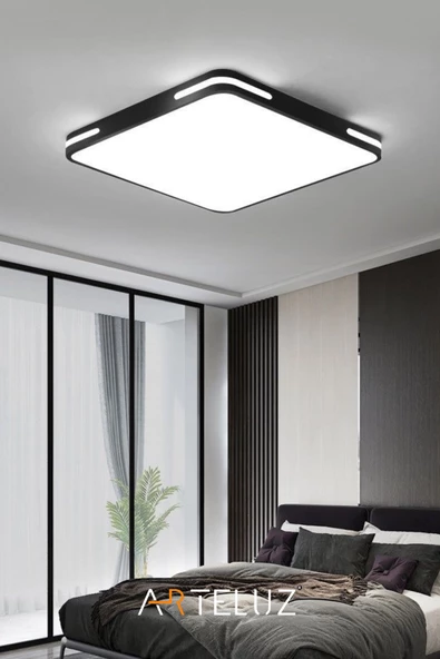 ARTELUZ KARE MODEL MODERN PLAFONYER AVİZE (50X50 CM) - Resim 2