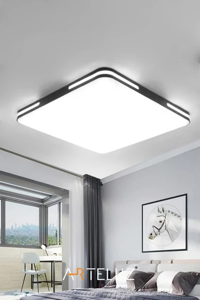 ARTELUZ KARE MODEL MODERN PLAFONYER AVİZE (50X50 CM) - Resim 3