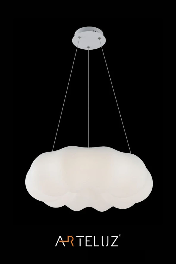 ARTELUZ LUXURY BULUT MODEL MODERN SARKIT AVİZE (45 CM) - 5