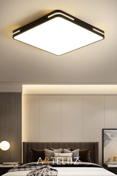 ARTELUZ KARE MODEL MODERN PLAFONYER AVİZE (50X50 CM) - Resim 4