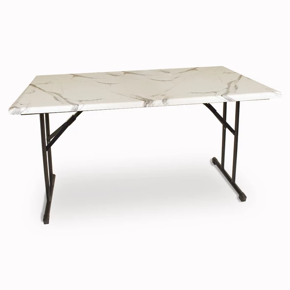 Banket Werzalit Masa 80x140 (ESB-SIYAH) - Afyon Mermer (Katlanır) ürün görseli