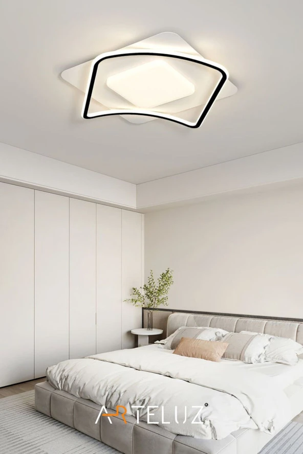ARTELUZ ÜÇKARE MODEL MODERN PLAFONYER AVİZE (50 CM) - 2