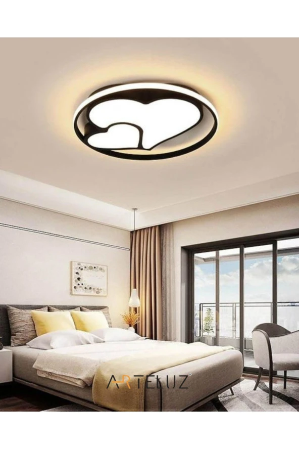 ARTELUZ Modern Kalp Model Tavan Led Avize - Resim 2