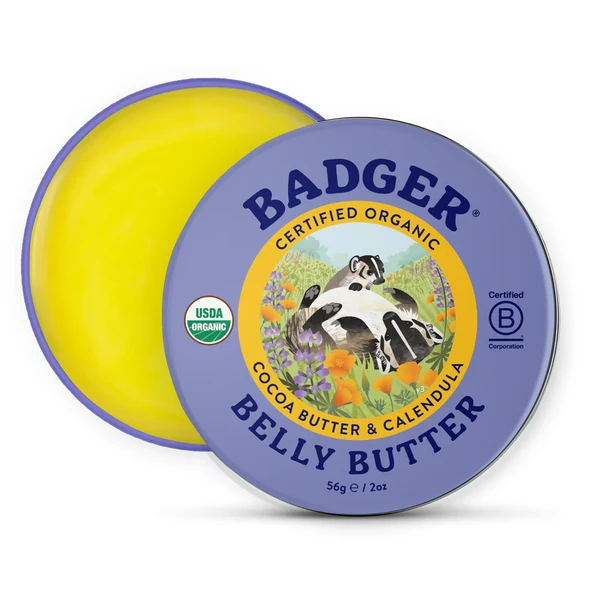 Badger Karın Bölgesi Nemlendirici Krem / Belly Butter - 3