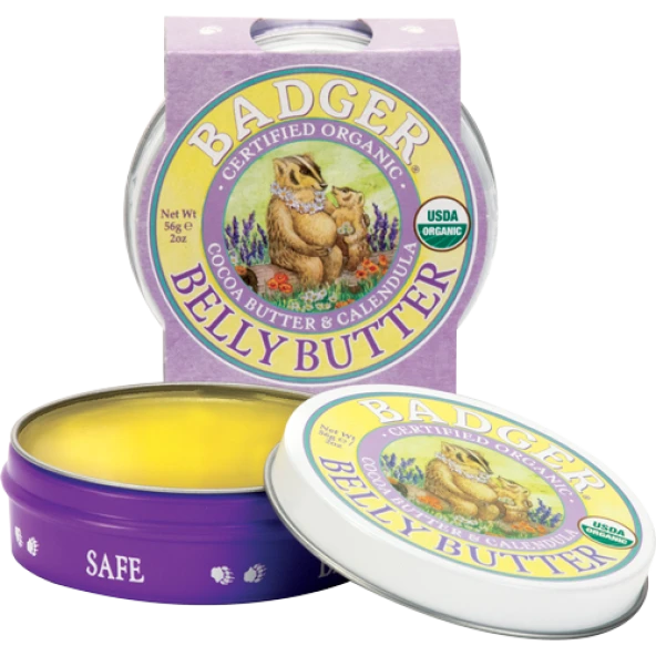 Badger Karın Bölgesi Nemlendirici Krem / Belly Butter