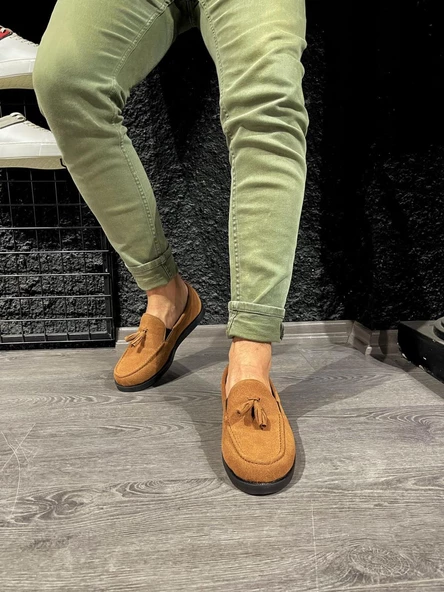 Loafer Erkek Ayakkabı 007 Taba