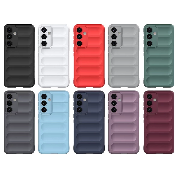 Samsung Galaxy S23 FE Kılıf Optimum Lens Çerçeveli Silikon Kapak - 10