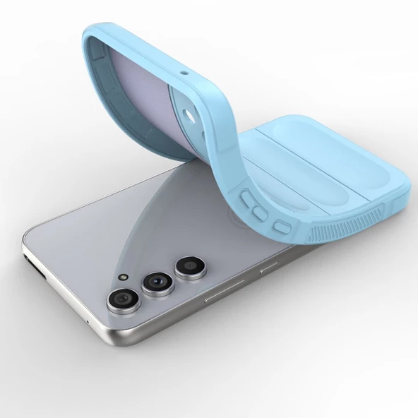 Samsung Galaxy S23 FE Kılıf Optimum Lens Çerçeveli Silikon Kapak - 9