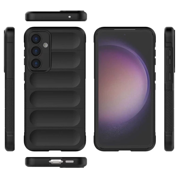 Samsung Galaxy S23 FE Kılıf Optimum Lens Çerçeveli Silikon Kapak - 4