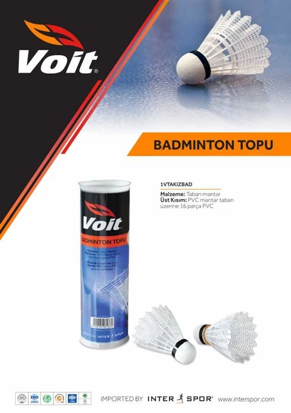 Voit Badminton Topu 6'LI - 1VTAKIZBAD