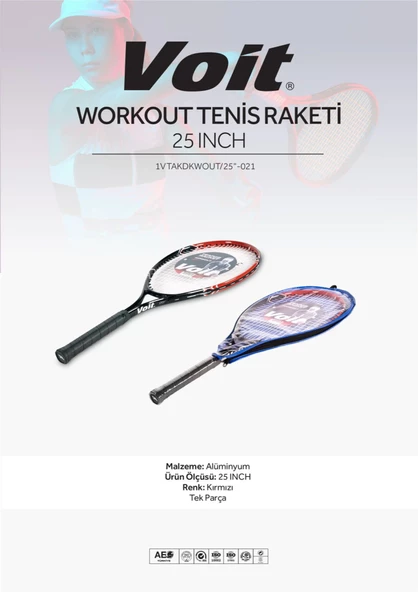 Voit Workout Tenis Raketi 25 Inch Kırmızı - 3