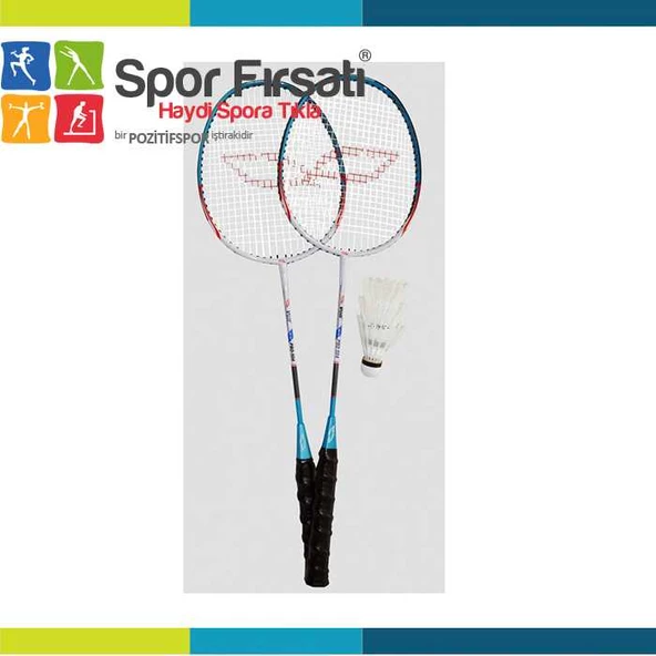 Voit Pro-504 3 Top 2 Raket Badminton Set