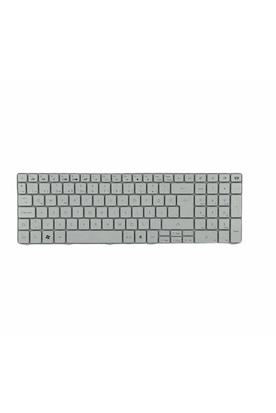 Gateway ile Uyumlu NV5926U, NV5927U, NV5928U, NV5929U, NV5930U Notebook Klavye Beyaz TR