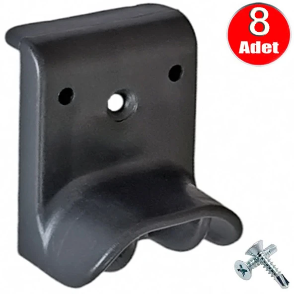 Baza Yatak Kenar Tutucu Denge Takozu Plastik 30mm Kapak Stoperi Aparatı -8 Adet