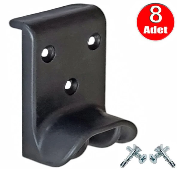 Baza Yatak Kenar Tutucu Denge Takozu Plastik 40mm Kapak Stoperi Aparatı -8 Adet