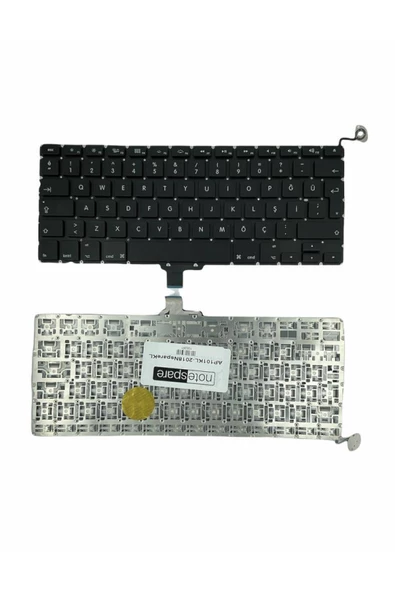 MacBook ile Uyumlu Unibody A1278 Notebook Klavye Siyah TR Büyük Enter Versiyon