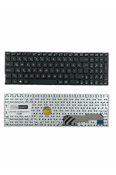 Asus ile Uyumlu F541, F541S, F541SA, F541SC, F541U, F541UA, F541UJ Notebook Klavye Siyah TR