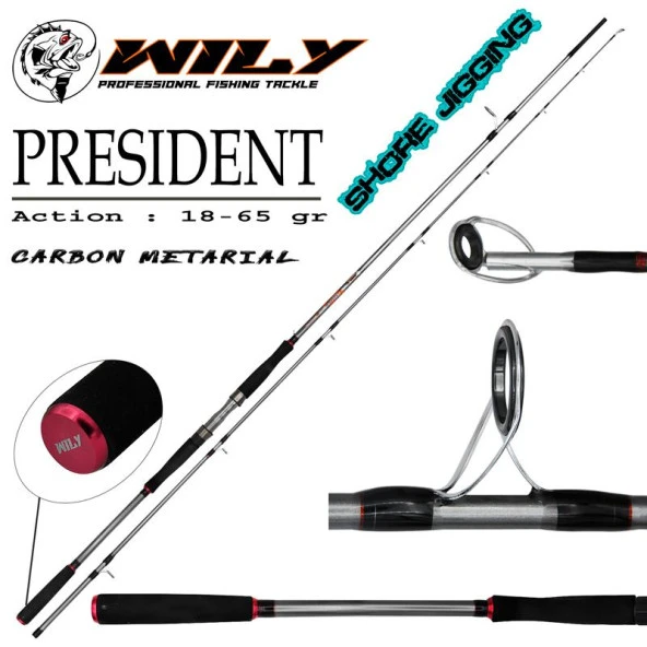 Wily President Shore Jig Kamışı 288 cm 15-65 gr