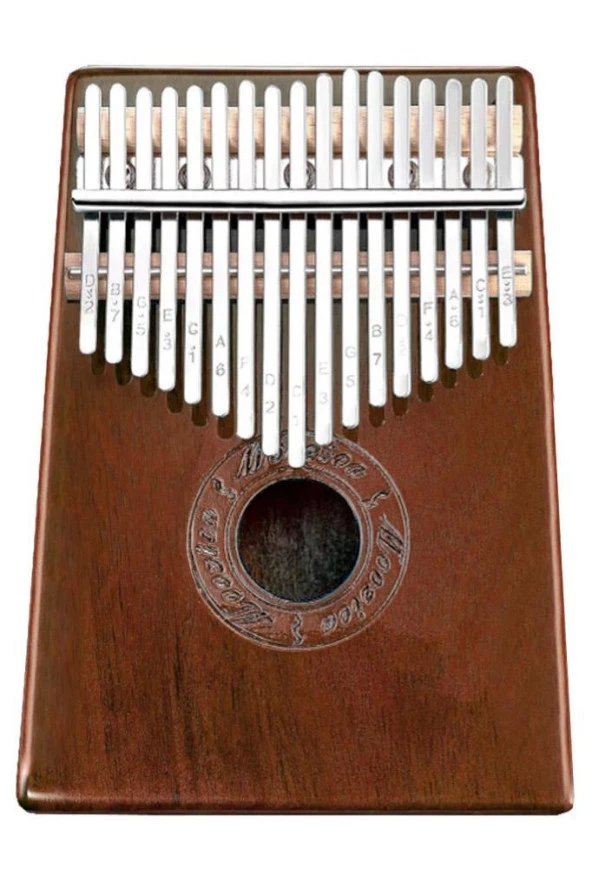 Midex KLX-553 Kalimba 1. Sınıf Maun Ağacı Mineral Çelik Paslanmaz 17 Tuş Tam Set - 2
