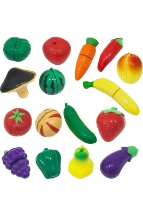 Birlik Kesilebilen Sebze Meyve 41 Prç - 2