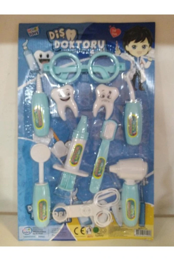 Hobi Toys Kartela Diş Doktoru Erkek Hb-15992