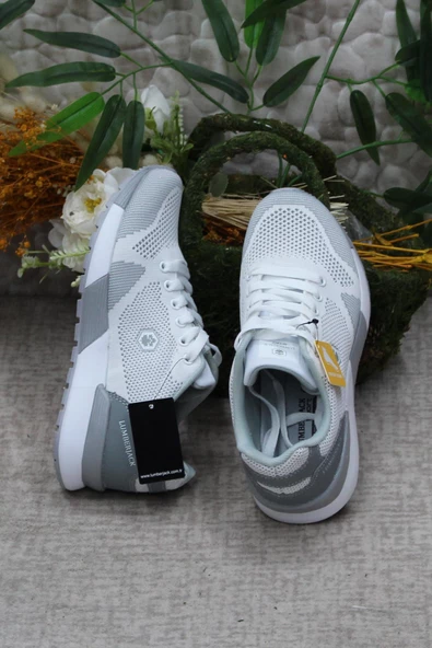 Lumberjack Vendor Wmn Beyaz Gri Rahat Esnek Orijinal Ürün Kadın Spor Ayakkabı - Resim 6