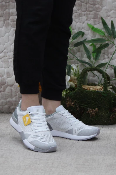 Lumberjack Vendor Wmn Beyaz Gri Rahat Esnek Orijinal Ürün Kadın Spor Ayakkabı - Resim 2