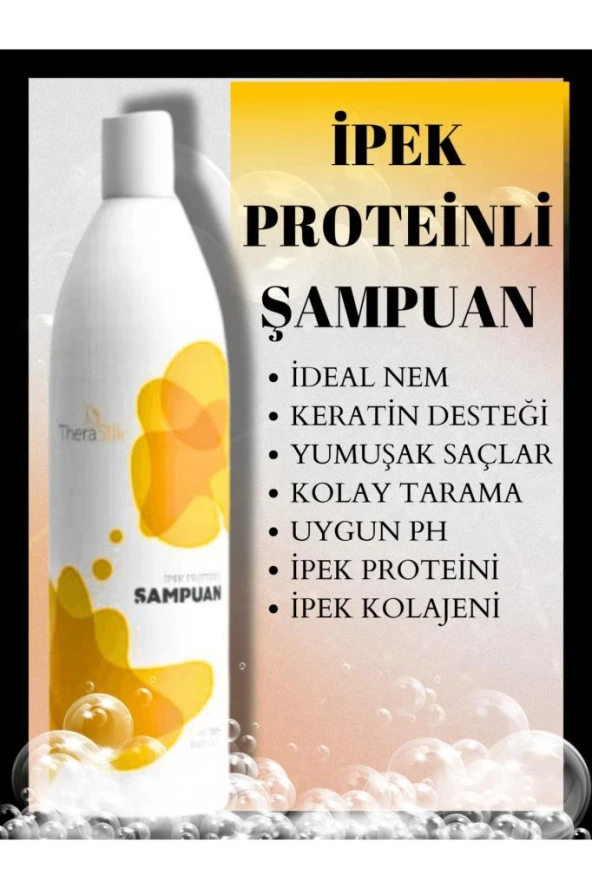 Ipek Proteinli Kolajenli Şampuan Saç Dökülmesine Karşı Onarıcı Besleyici Kepeğe Karşı 400 ml