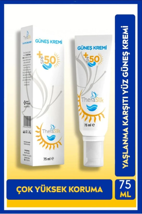 Ipek Proteinli Güneş Kremi Yüksek Koruma Spf 50 | Kolajenli Cilt Tonu Eşitleyici Aydınlatıcı Uva-uvb