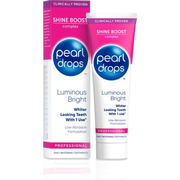 Pearl Drops Lumınous Brıght  –  Boost Complex 75 Ml Diş Macunu